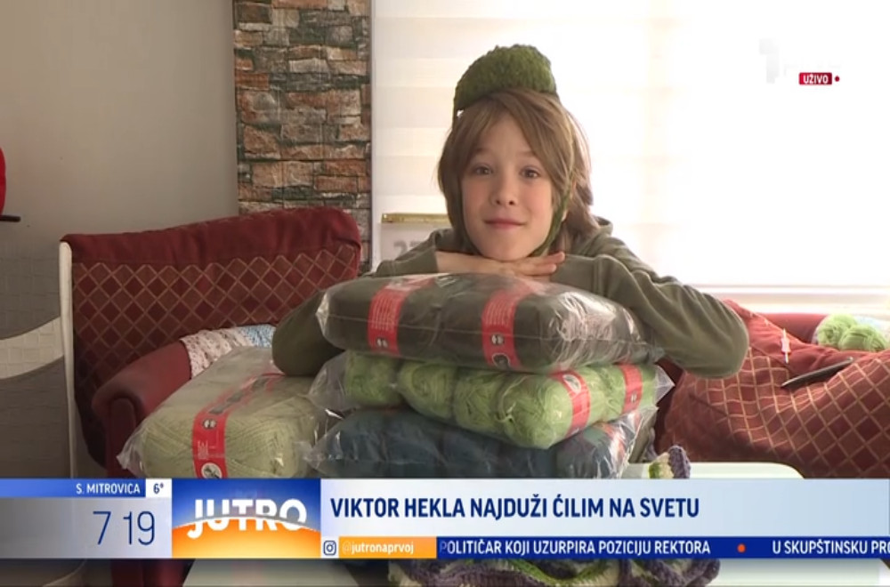 Dokle je mali Viktor stigao sa brojem pratilaca I heklanjem?
