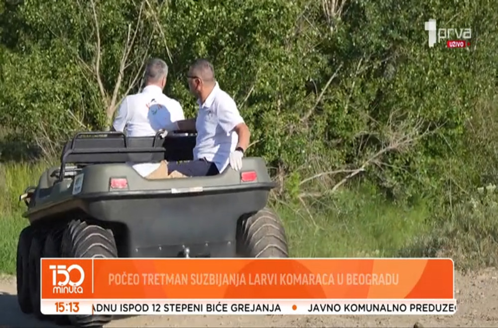 Počeo tretman suzbijanja larvi komaraca u Beogradu