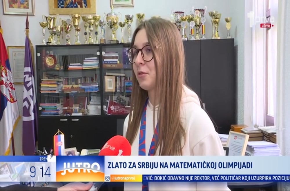 Zlato za Srbiju na matematičkoj olimpijadi