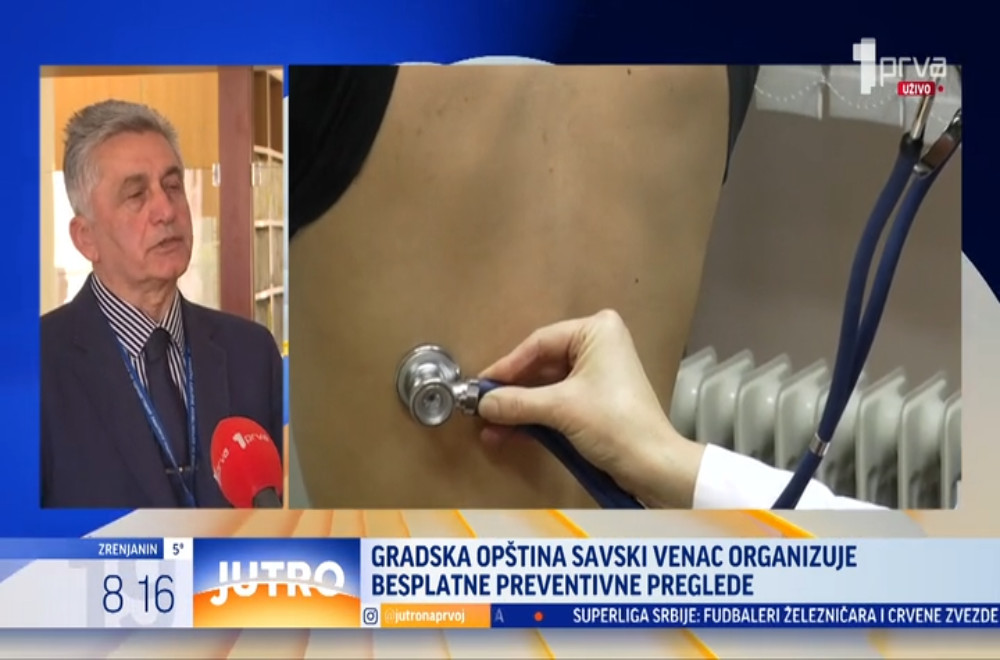 Gradska opština Savski venac organizuje besplatne preventivne preglede za građane