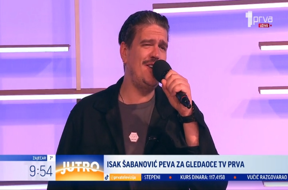 Isak Šabanović priča i peva za gledaoce “Jutra”