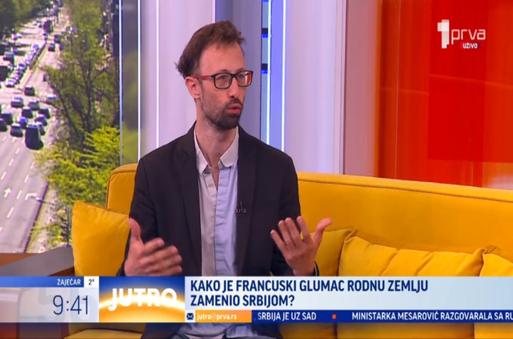 Glumac Arno Amber je Francusku zamenio Srbijom, naučio je naš jezik i sada radi ono što voli