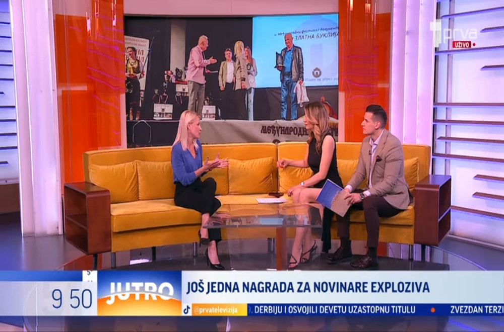 Novinarka Exploziva Ana Rajković dobitnica prestižnog priznanja