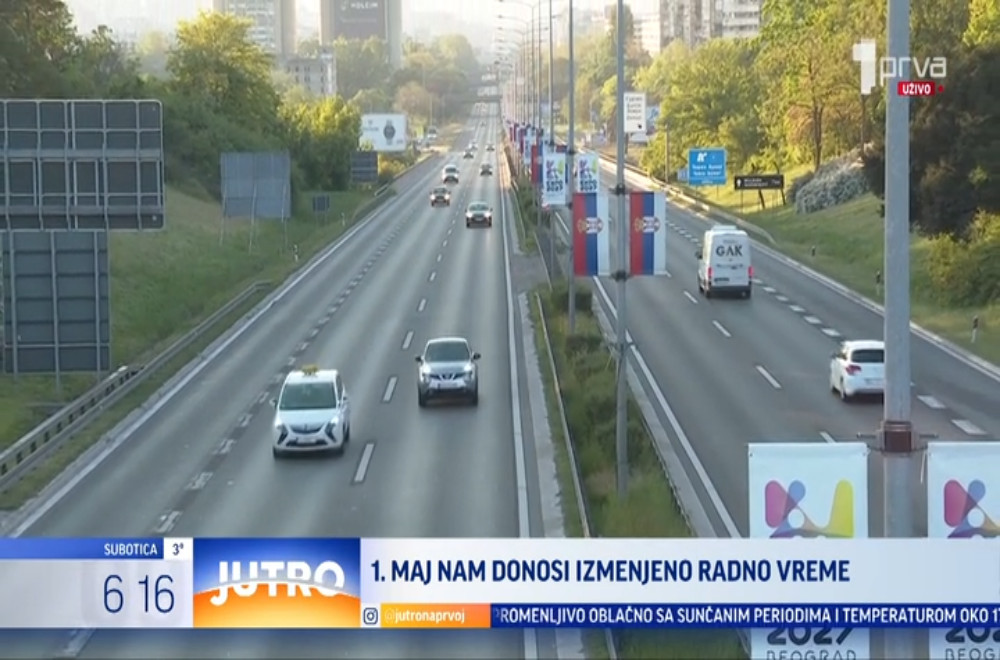 Radno vreme za 1. maj