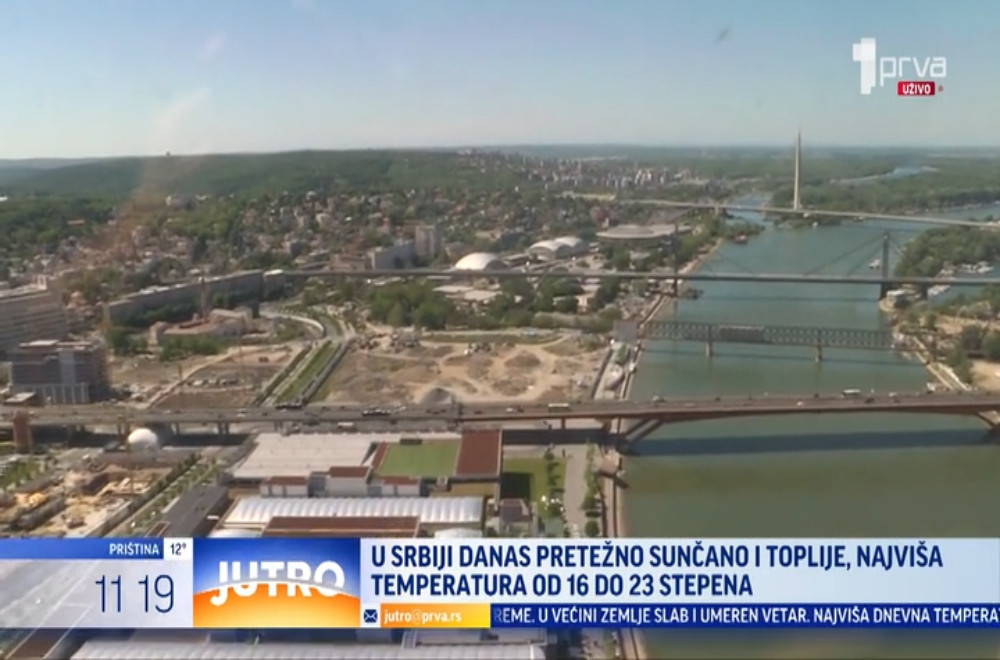 Vodimo vas na novu turističku atrakciju - vidikovac na vrhu Kule Beograd
