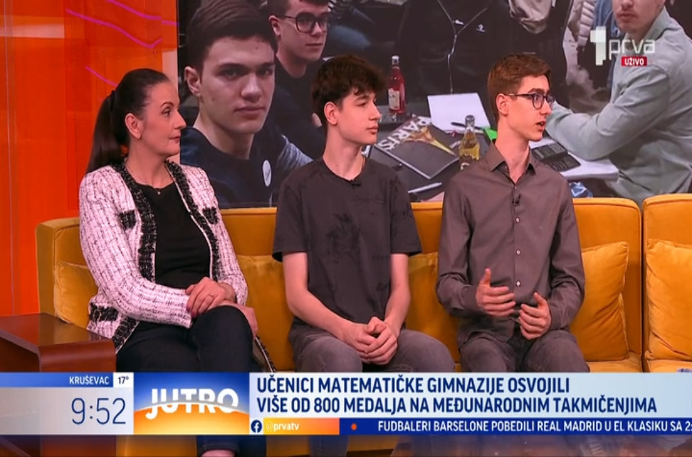 60 godina postojanja Matematičke gimnazije i  800 medalja na međunarodnim takmičenjima!