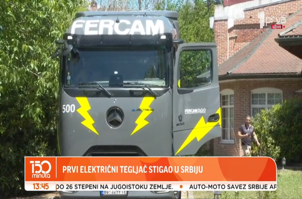 U Srbiju je stigao prvi električni kamion
