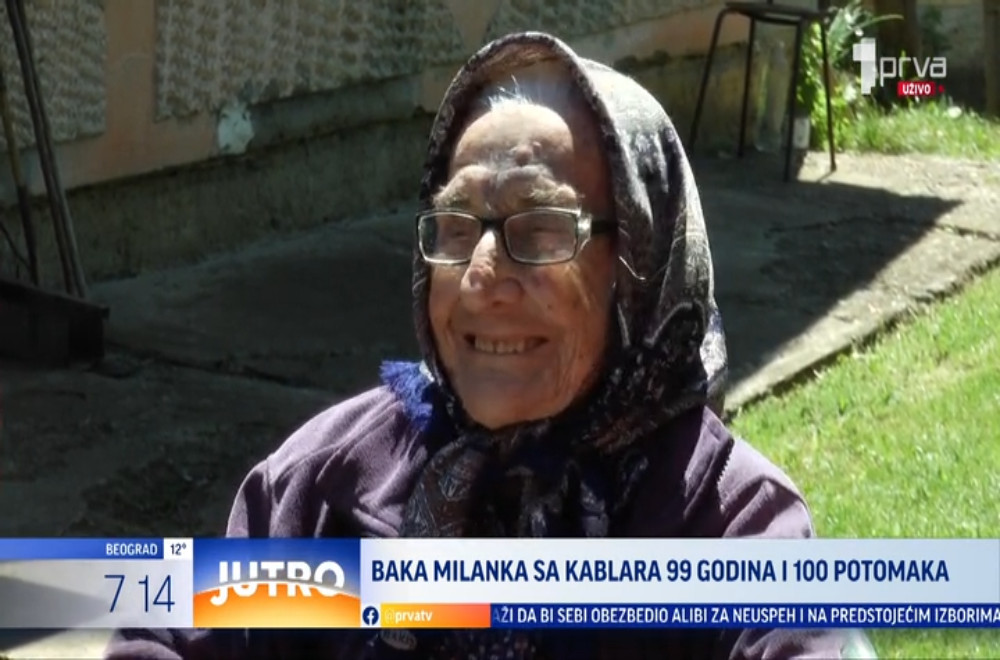 Baka Milanka sa Kablara ima 99 godina i 100 potomaka