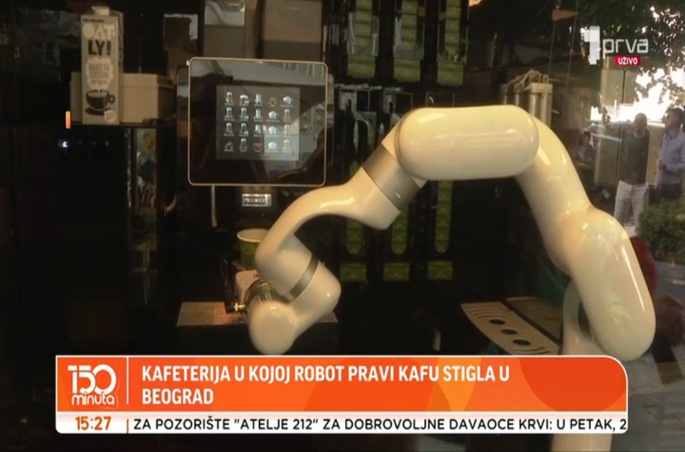 Prva kafeterija u kojoj robot priprema kafu stigla je u centar Beograda