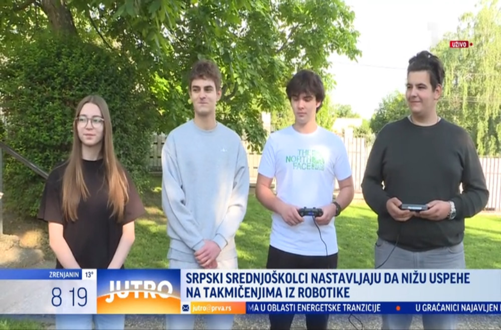 Srpski srednjoškolci prave novog robota i spremaju se za sledeće takmičenje