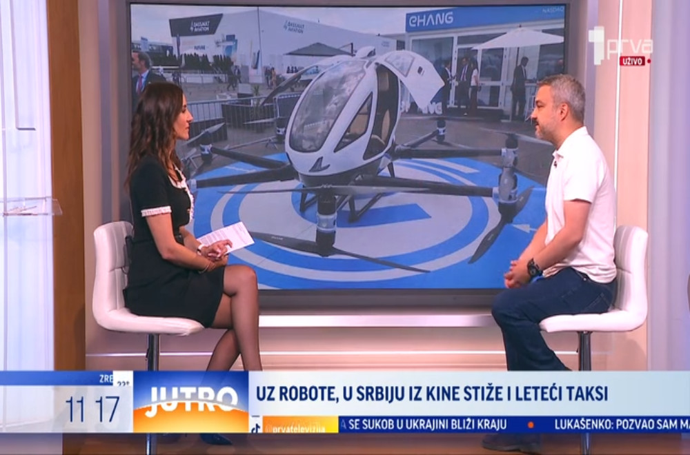 Uz robote, u Srbiju iz Kine bi trebalo da stigne i leteći taksi