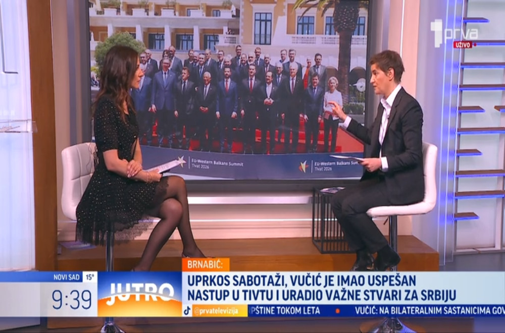 Gošća “Jutra” je predsednica Skupštine Srbije Ana Brnabić