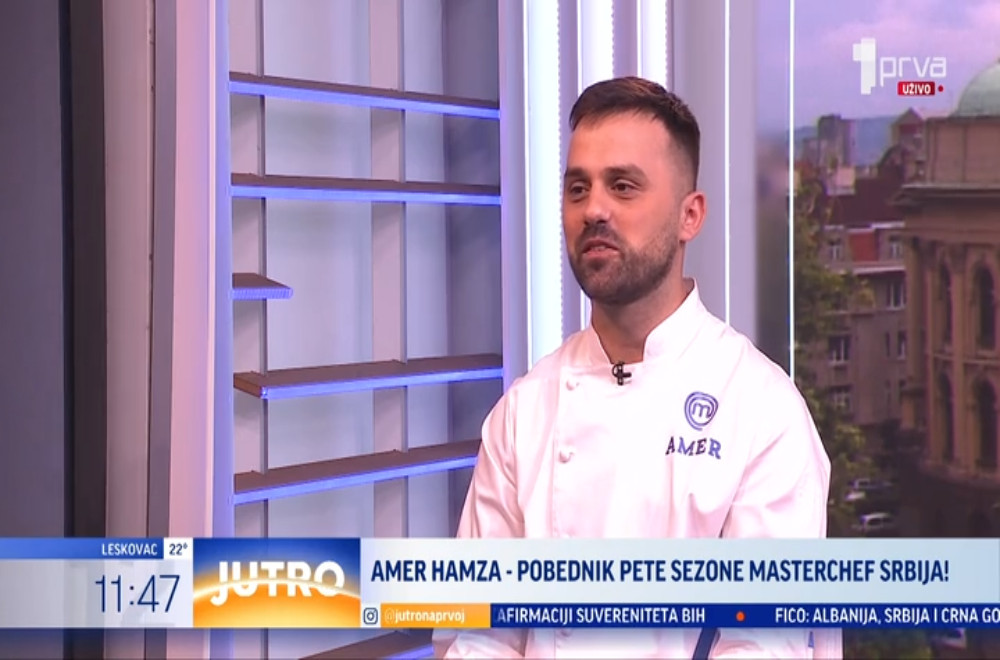 Pobednik 5. sezone Mastechef Srbija Amer Hamza je gost “Jutra”