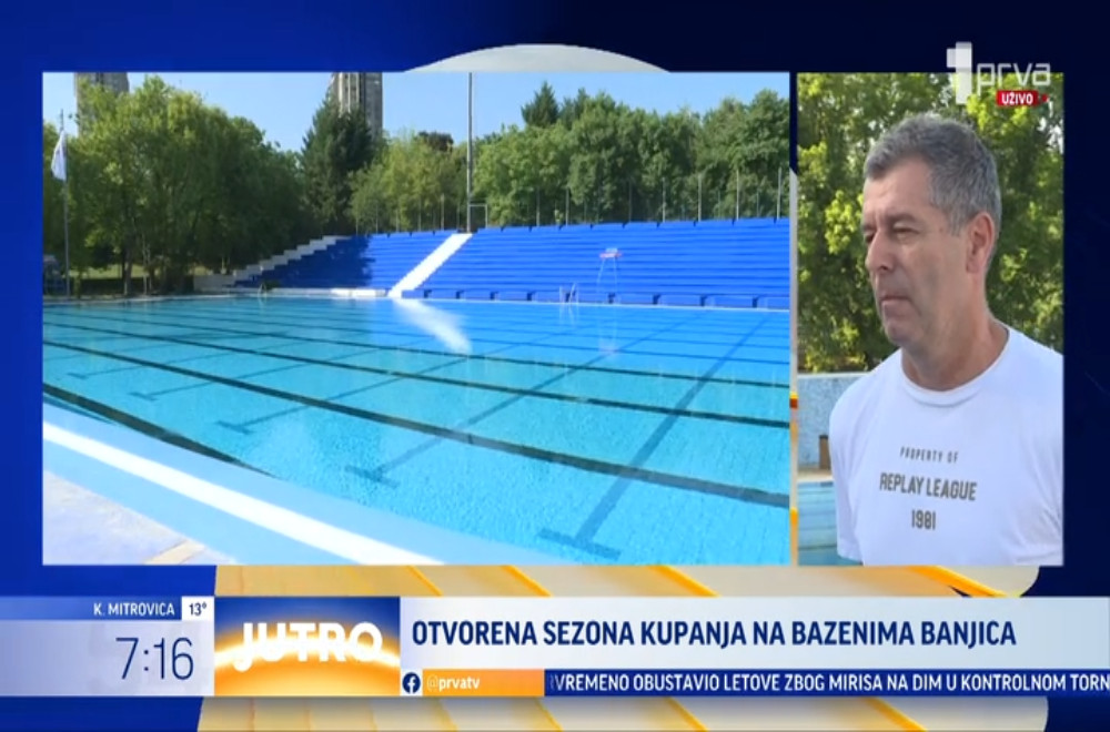 Bazen na Banjici među prvima dočekao kupače