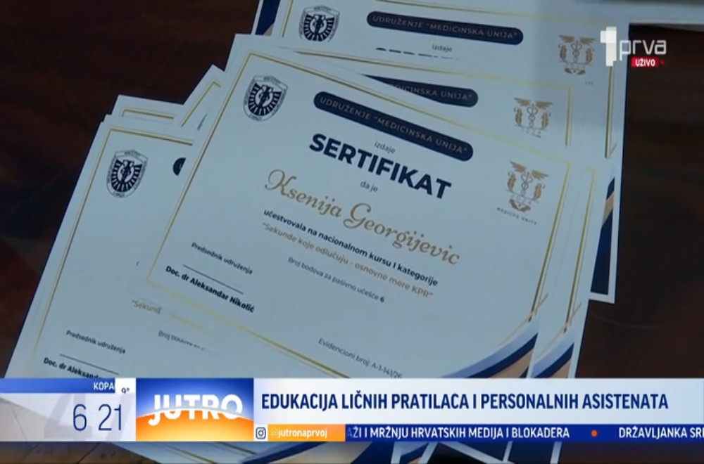 Obuka za pratioce i lične asistetnte za osobe sa smetnjama