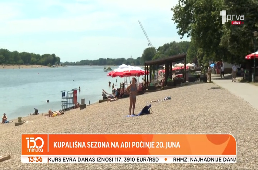 Kupališna sezona na Adi počinje 20. juna