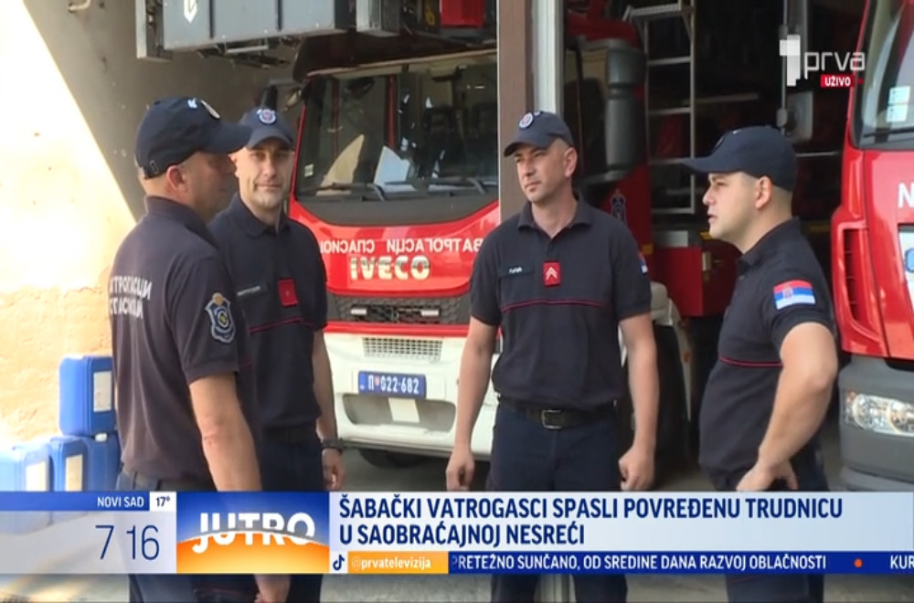 Vatrogasci spasili povređenu trudnicu