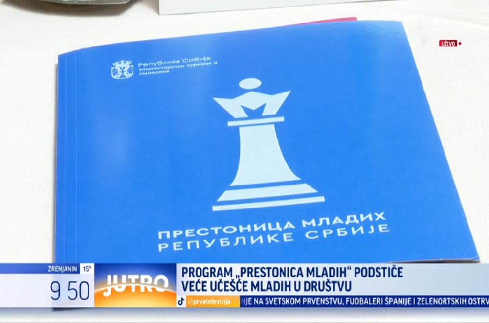 Kako se kroz program „Prestonica mladih“ podstiče veće učešće mladih u društvu?