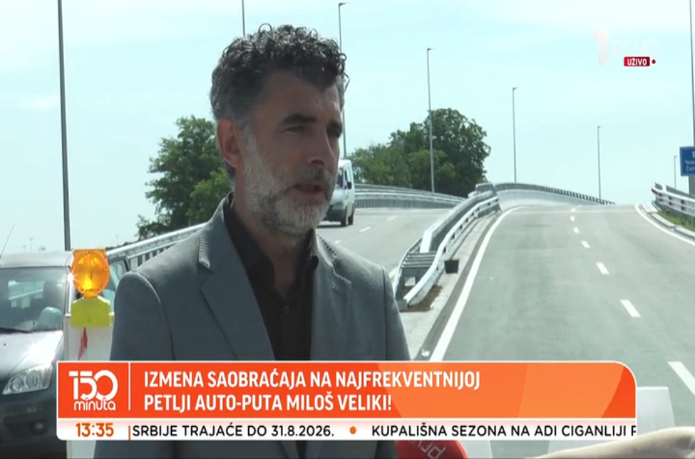 Izmena saobraćaja na najfrekventnijoj petlji auto-puta Miloš Veliki