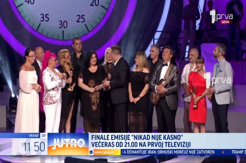 Večeras u 21.00 FINALE “Nikad nije kasno”