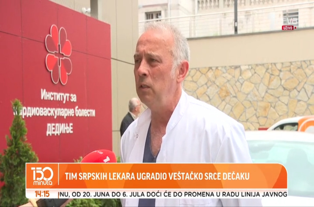 Tim srpskih lekara ugradio dečaku veštačko srce