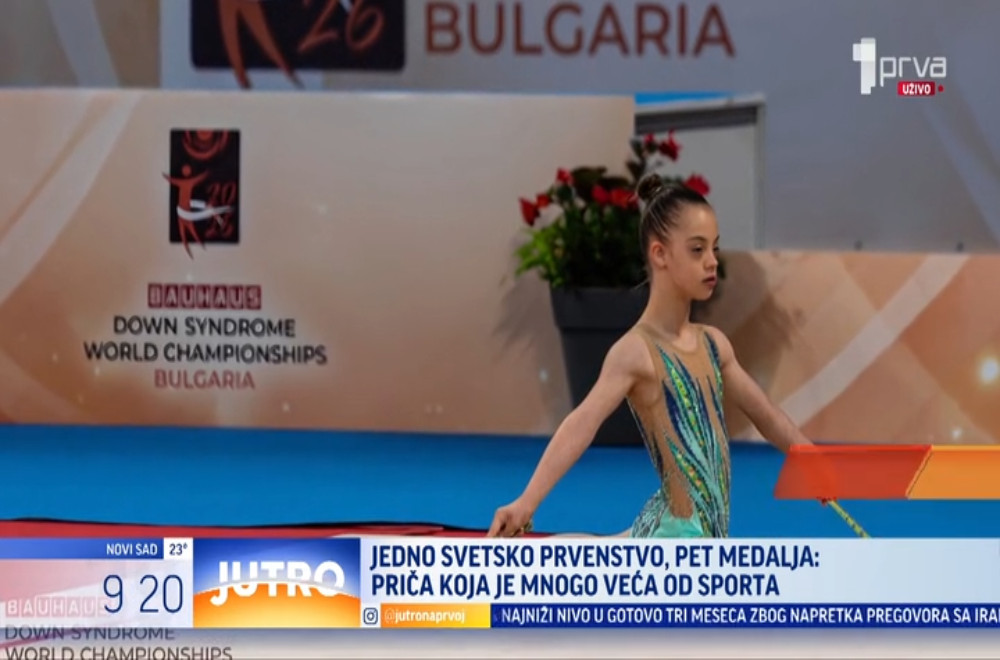 Dunja je sa SP u ritmičkoj gimnastici za osobe sa Daunovim sindromom, donela čak pet medalja!