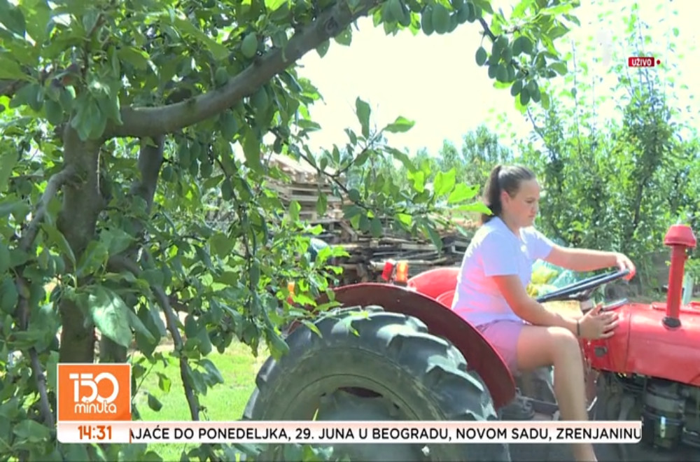 Vredna Sara (13) učestvuje u svim poljoprivrednim poslovima