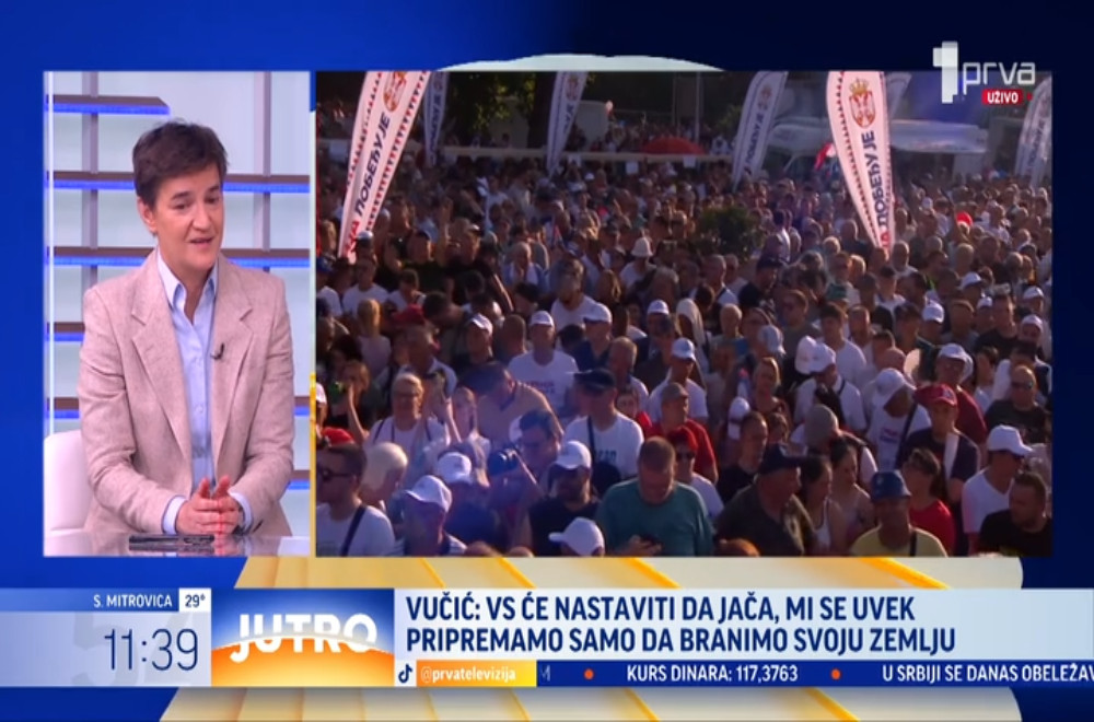 Gost “Jutra” je predsednica Narodne skupštine Republike Srbije, Ana Brnabić