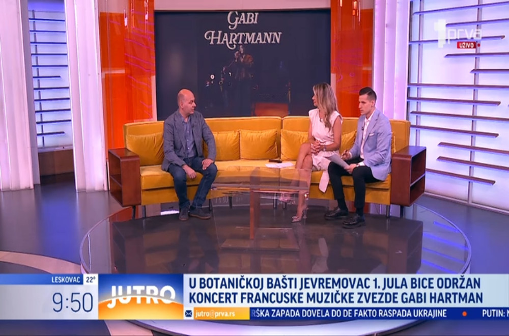 U botaničkoj bašti Jevremovac 1. jula biće održan koncert francuske muzičke zvezde Gabi Hartman