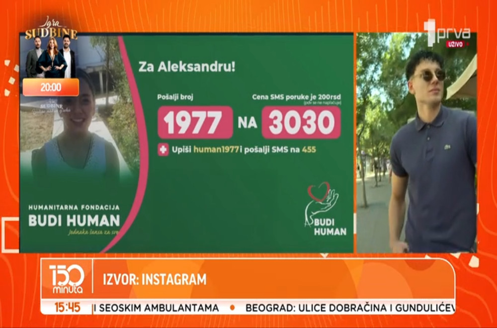 Pevač sa svojim bendom započeo misiju kako bi pomogao Aleksandri Vukašinović