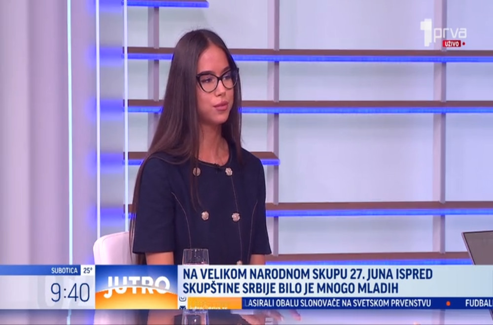 Gošća „Jutra“: Anđelija Hajdana Bakalović, studentkinja Pravnog fakulteta