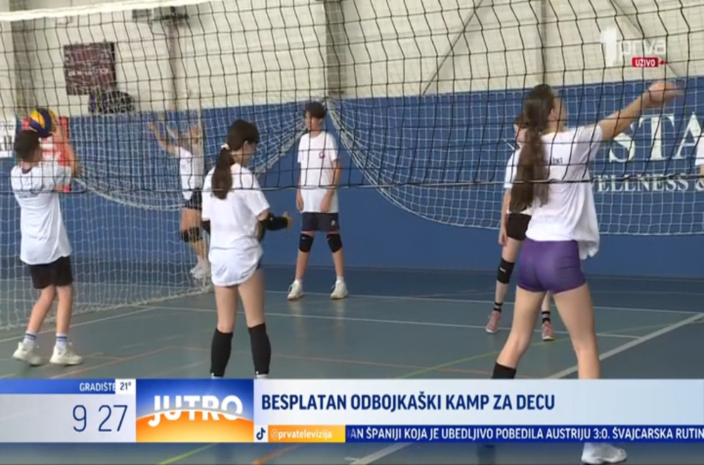 Besplatan odbojkaški kamp na Voždovcu