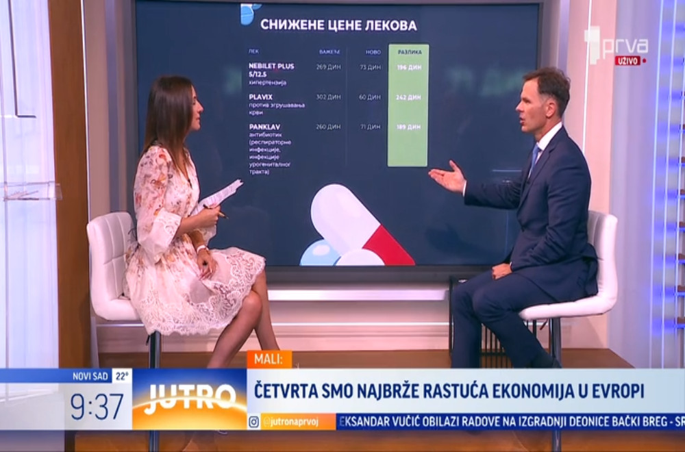 Gost: Siniša Mali, ministar finasija