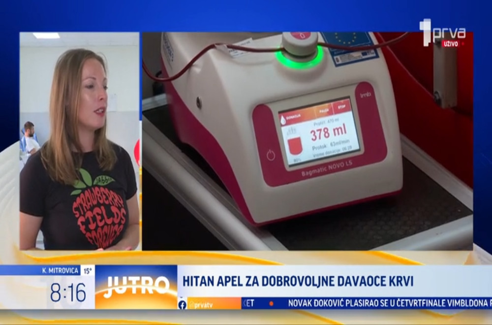 Institut za transfuziju krvi uputio je hitan apel građanima!