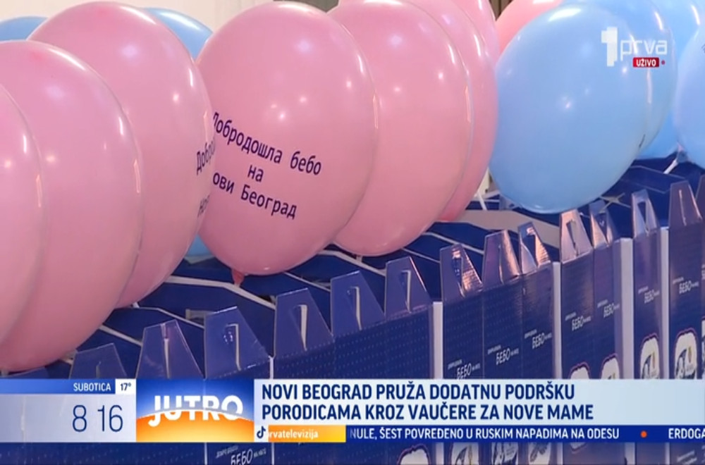 Opština Novi Beograd nastavlja sa realizacijom projekta „Dobro došla bebo”