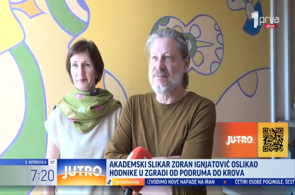 Umetnik iz Kragujevca oslikao celu stambenu zgradu