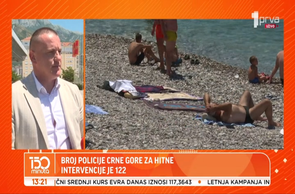 Crnogorska policija apeluje na turiste da budu oprezni i da paze svoje stvari