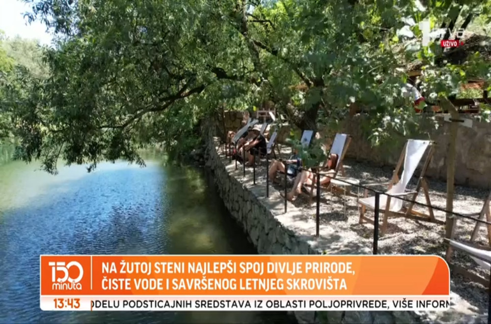Žuta stena - jedna od najlepših plaža na Rzavu