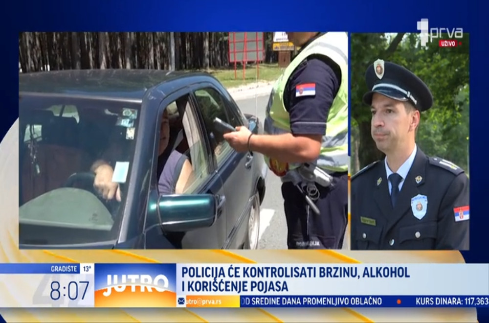 Pojačane kontrole saobraćajne policije širom Srbije tokom letnje turističke sezone