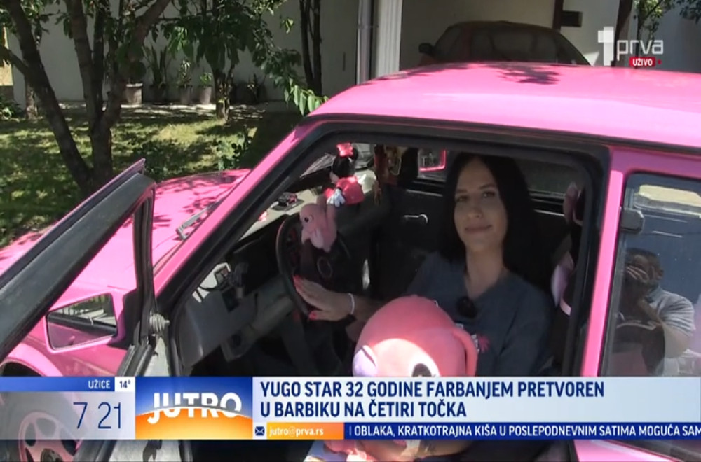 Ljudska mašta može svašta - Yugića starog 32 godine pretvorila u Barbiku na četiri točka