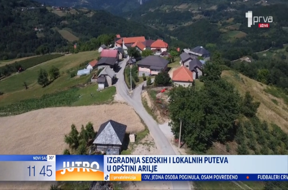Opština Arilje gradi seoske i lokalne puteve