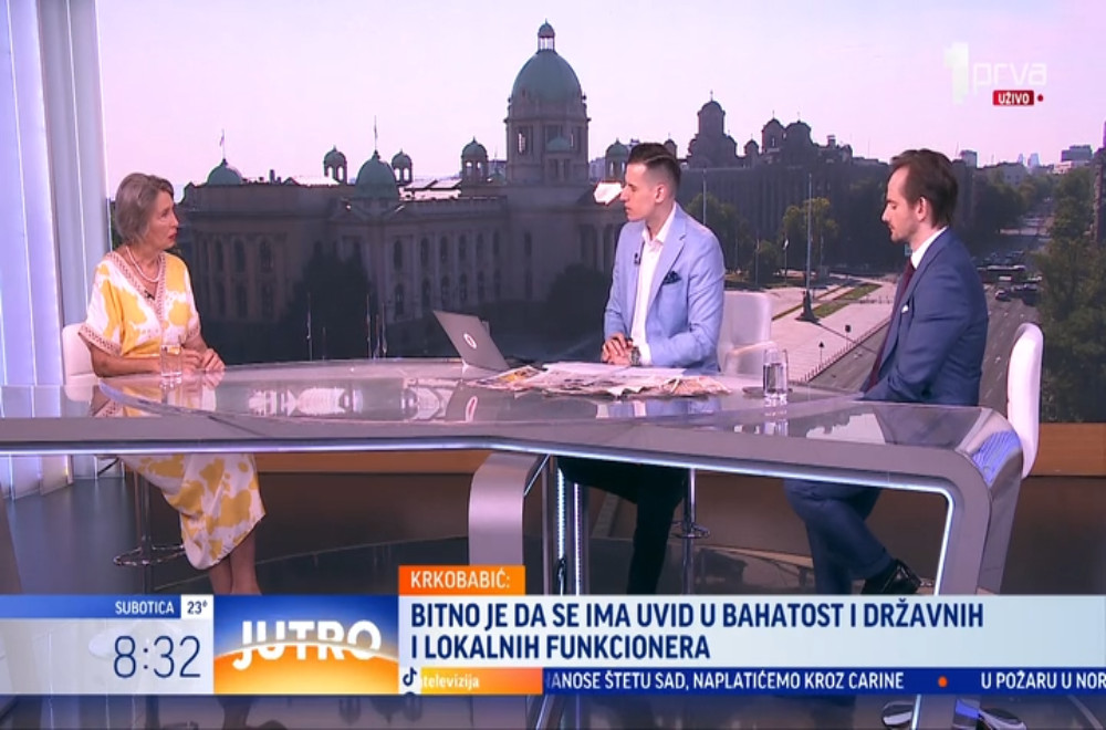 Prelistavanje štampe sa Ljubinkom Milinčić I Stefanom Krkobabićem