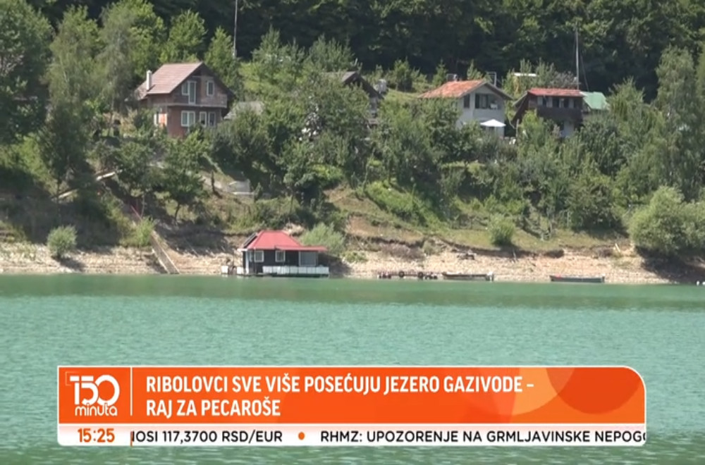 Ribolovci sve češće biraju jezero Gazivode kao svoju omiljenu destinaciju za pecanje
