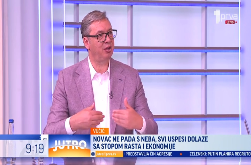 Gost Jutra je predsednik Srbije Aleksandar Vučić