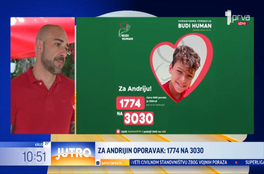 Humanitarni turnir za oporavak dečaka