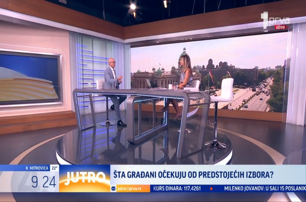Gost “Jutra”: predsednik Srpske napredne stranke, Miloš Vučević