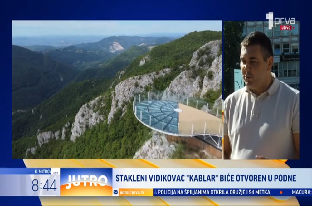 Danas svečano otvoranje Staklenog vidikovca "Kablar" kod Čačka