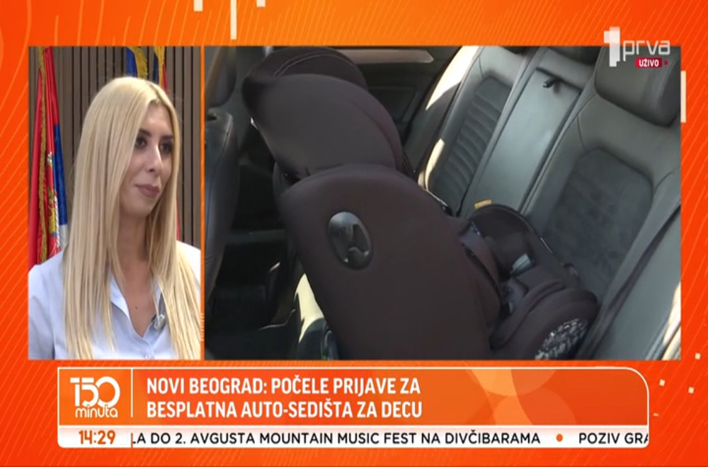 Počele prijave za besplatna auto-sedišta za decu u opštini Novi Beograd