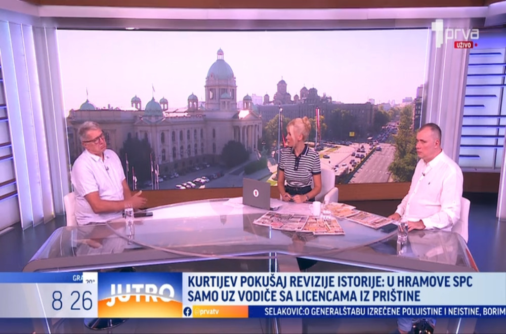 Prelistavanje štampe sa dr Vladimirom Vuletićem I Bojanom Bilbijom