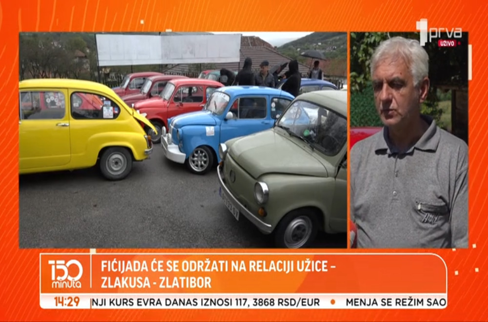 „Fićom kroz selo“: Fićijada na relaciji Užice -Zlakusa - Zlatibor